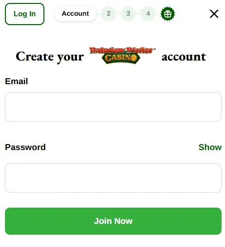 Rainbow Riches Casino Login